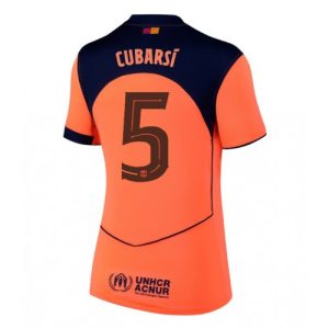 Frauen Fußballtrikot Barcelona Pau Cubarsi #5 2025-26 Tretina