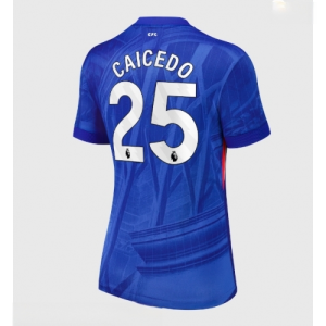 Dámsky futbalový dres Chelsea Moises Caicedo #25 2025-26 Domáci