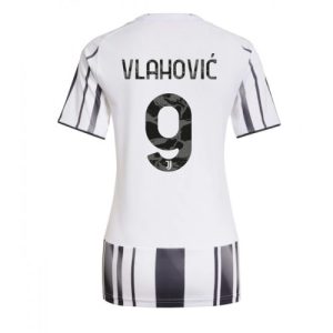 Dámsky dres Juventus Dusan Vlahovic #9 2025-26 Domáci