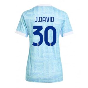 Dámsky dres Juventus Jonathan David #30 2025-26 Preč