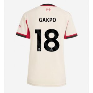 Dámsky Futbalový dres Liverpool Cody Gakpo #18 2025-26 Preč