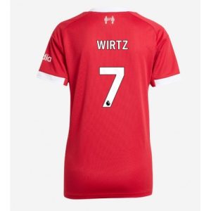 Dámsky Futbalový dres Liverpool Florian Wirtz #7 2025-26 Domáci