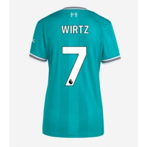 Dámsky Futbalový dres Liverpool Florian Wirtz #7 2025-26 Tretina