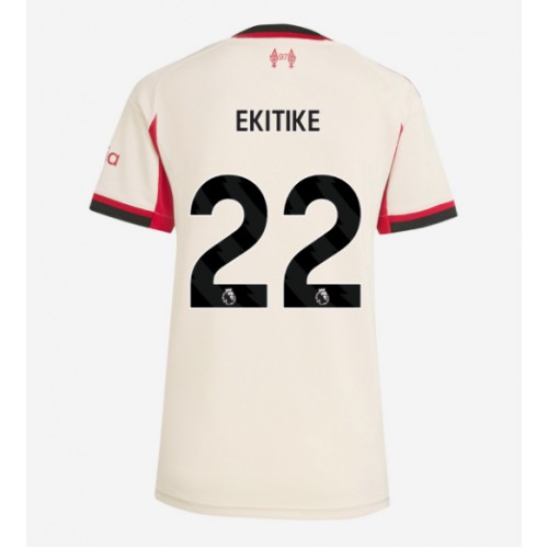 Damen-Fußballtrikot Liverpool Hugo Ekitike #22 2025-26 Prell 1 Damen-Fußballtrikot Liverpool Hugo Ekitike #22 2025-26 Vorbei