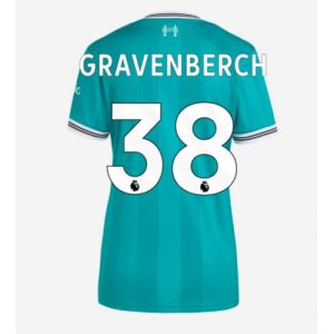 Dámsky Futbalový dres Liverpool Ryan Gravenberch #38 2025-26 Tretina