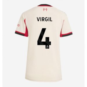 Dámsky Futbalový dres Liverpool Virgil van Dijk #4 2025-26 Preč