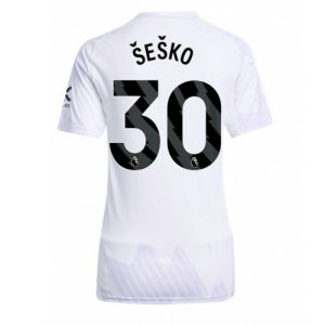 Ženy Futbalový dres Manchester United Benjamin Sesko #30 2025-26 Preč