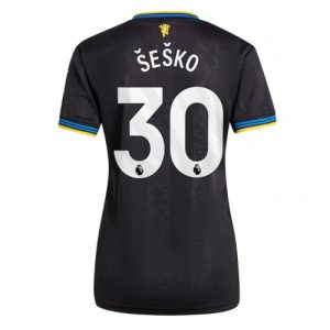 Ženy Futbalový dres Manchester United Benjamin Sesko #30 2025-26 Tretina