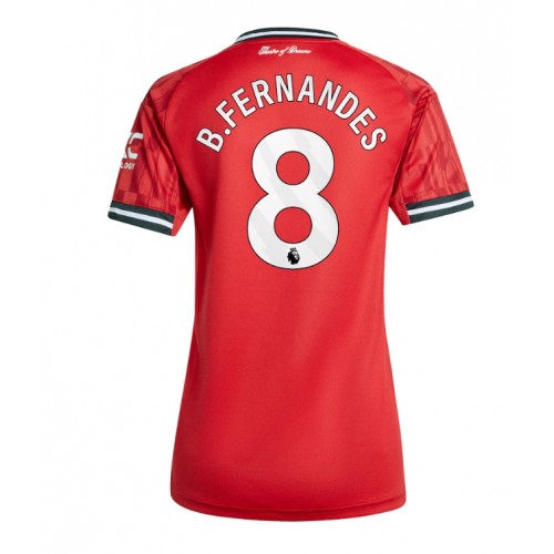 Ženy Futbalový dres Manchester United Bruno Fernandes #8 2025-26 Domáci 1 Ženy Futbalový dres Manchester United Bruno Fernandes #8 2025-26 Domáci