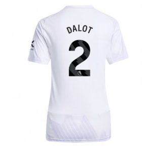 Ženy Futbalový dres Manchester United Diogo Dalot #2 2025-26 Preč