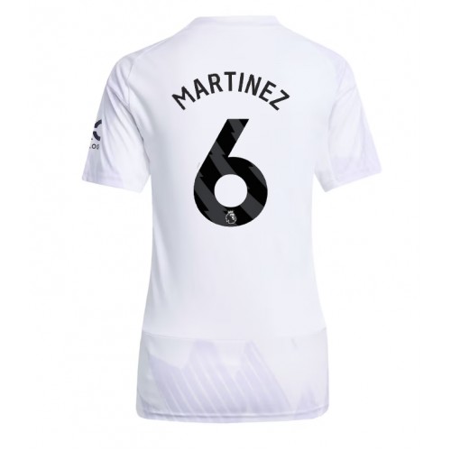Vrouwen Voetbalshirt Manchester United Lisandro Martinez #6 2025-26 Vooruit 1 Vrouwen Voetbalshirt Manchester United Lisandro Martinez #6 2025-26 Uit
