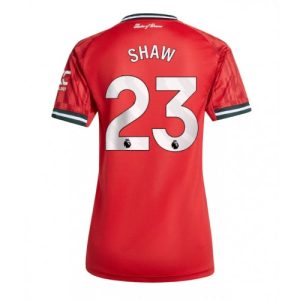 Ženy Futbalový dres Manchester United Luke Shaw #23 2025-26 Domáci