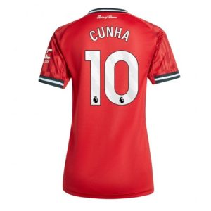 Ženy Futbalový dres Manchester United Matheus Cunha #10 2025-26 Domáci