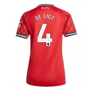 Ženy Futbalový dres Manchester United Matthijs de Ligt #4 2025-26 Domáci