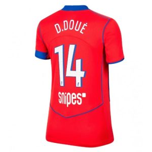 Dames voetbaltrui Paris Saint-Germain Desire Doue #14 2025-26 Trecibo