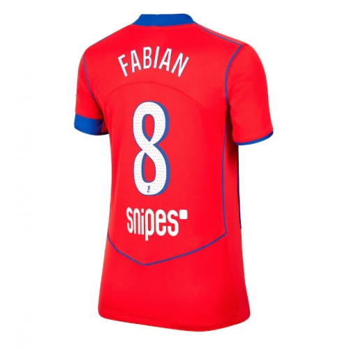 Ženy Futbalový Dres Paris Saint-Germain Fabian Ruiz #8 2025-26 Tretina 1 Ženy Futbalový Dres Paris Saint-Germain Fabian Ruiz #8 2025-26 Tretina