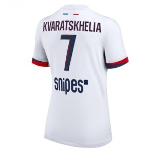 Vrouwen Voetbaljer PSG Khvicha Kvaratskhelia #7 2025-26 Uit