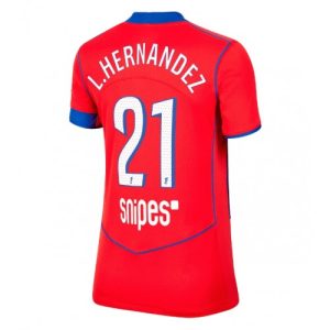 Dames voetbalshirt Paris Saint-Germain Lucas Hernandez #21 2025-26 Tweede helft