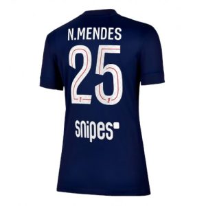 Vrouwen Voetbal Jersey Paris Saint-Germain Nuno Mendes #25 2025-26 Thuis