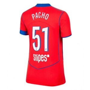 Ženy Futbalový Dres Paris Saint-Germain Willian Pacho #51 2025-26 Tretina