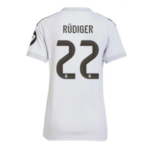 Damen-Trikot Real Madrid Antonio Rudiger #22 2025-26 Heim