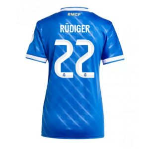 Damen-Trikot Real Madrid Antonio Rudiger #22 2025-26 Drittel