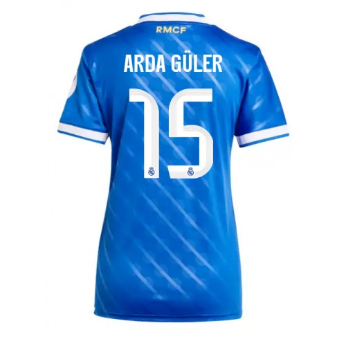 Dames Real Madrid-trainingspak Arda Guler #15 2025-26 Derde Deel 1 Damestr Real Madrid Arda Guler #15 2025-26 Tweede