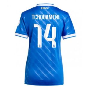 Dámsky dres Real Madrid Aurelien Tchouameni #14 2025-26 Tretina