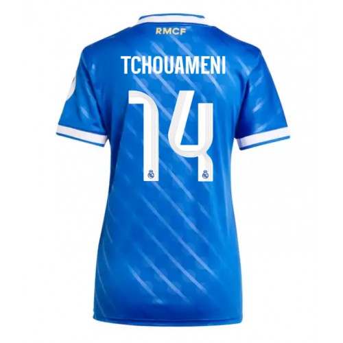 Dámsky dres Real Madrid Aurelien Tchouameni #14 2025-26 Tretina 1 Dámsky dres Real Madrid Aurelien Tchouameni #14 2025-26 Tretina