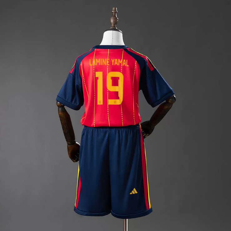 Detské Futbalový Dres Lamine Yamal 19 Španielsko MS 2026 Domáci Komplet 3 Detské Futbalový Dres Lamine Yamal 19 Španielsko MS 2026 Domáci Komplet – Obrázok 3