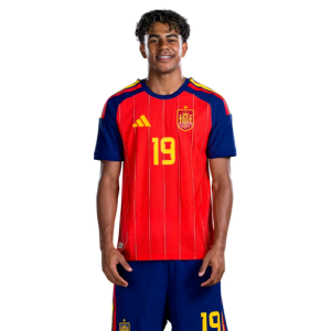 Pánsky Futbalový Dres Španielsko MS 2026 Domáci Lamine Yamal 19 Komplet