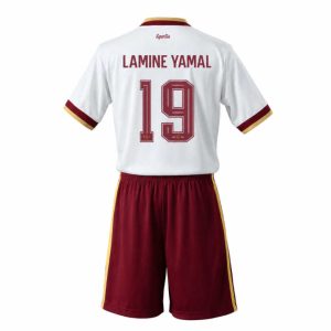 Detské Futbalový Dres Lamine Yamal 19 Španielsko MS 2026 Preč Komplet