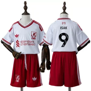 Futbalový dres detský Sada Liverpool Preč 2026/27 Alexander Isak 9