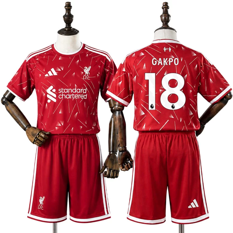 Detské Futbalové Dresy Liverpool 2026/27 Cody Gakpo 18 Domáci 1 Detské Futbalové Dresy Liverpool 2026/27 Cody Gakpo 18 Domáci