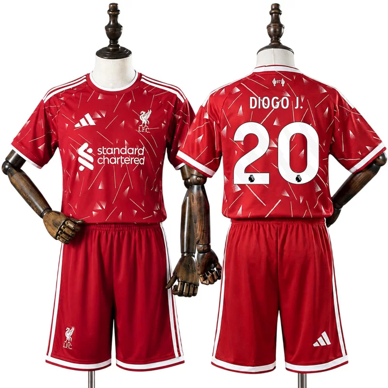 Detské Futbalový Dres komplet Liverpool 2026/27 Diogo Jota 20 Domáci Kratek Rokav 1 Detské Futbalový Dres komplet Liverpool 2026/27 Diogo Jota 20 Domáci