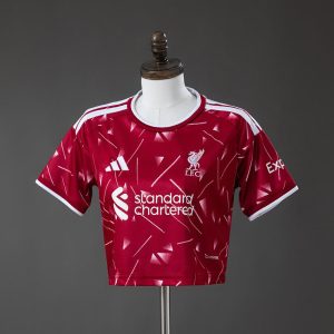 Liverpool 2026/27 Domáci Dres Ženy Futbalový Dres Skrátený top