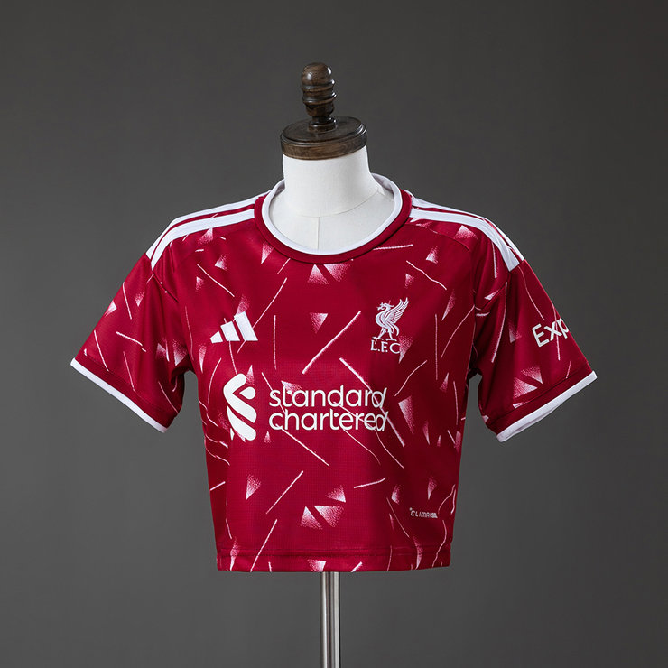 Liverpool 2026/27 Domáci Dres Ženy Futbalový Dres Skrátený top 1 Liverpool 2026/27 Domáci Dres Ženy Futbalový Dres Skrátený top