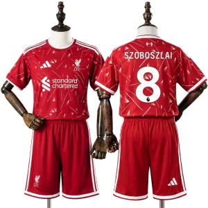 Futbalový dres detský Sada Liverpool 2026/27 Dominik Szoboszlai 8 Domáci