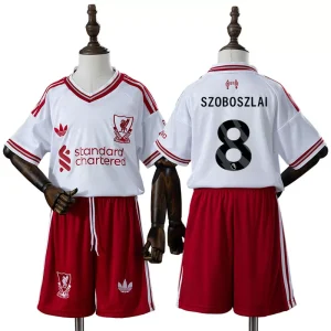 Futbalový dres detský Sada Liverpool 2026/27 Dominik Szoboszlai 8 Preč