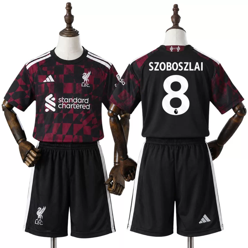 Futbalový dres detský Sada Liverpool 2026/27 Třetina Dominik Szoboszlai 8 1 Futbalový dres detský Sada Liverpool 2026/27 Třetina Dominik Szoboszlai 8