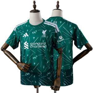 Liverpool Brankársky dres 2026/27 Zelený Pánsky Futbalový Dres