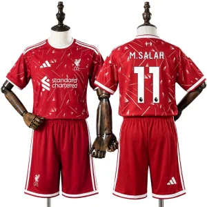Detské Futbalový Dres kompleti Liverpool 2026/27 Mohas Salah 11 Domáci Kratek Rokav