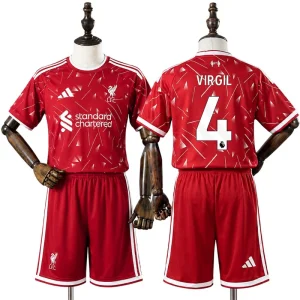 Futbalový dres detský Sada Liverpool 2026/27 Domáci Virgil van Dijk 4