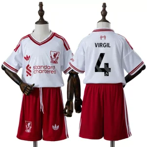 Futbalový dres detský Sada Liverpool 2026/27 Preč Virgil van Dijk 4