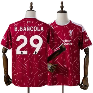 Liverpool Domáci Dres 2026/27 Bradley Barcola 29 Pánsky Krátky Rukáv Futbalový Dres