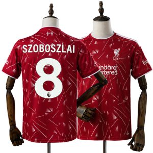 Liverpool Domáci Dres 2026/27 Dominik Szoboszlai 8 Pánsky Futbalový Dres Krátky Rukáv