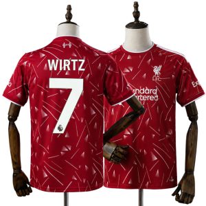 Liverpool Domáci Dres 2026/27 Florian Wirtz 7 Pánsky Krátky Rukáv Futbalový Dres