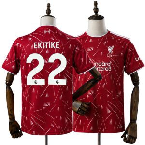 Liverpool Domáci Dres 2026/27 Hugo Ekitiké 22 Pánsky Krátky Rukáv Futbalový Dres