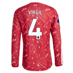 Liverpool Domáci Dres 2026/27 Virgil van Dijk 4 Pánsky Dlhý Rukáv