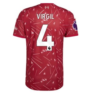 Futbalový Dres Liverpool Domáci 2026/27 Virgil van Dijk 4 Pánsky Krátky Rukáv